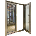 China supplier 2020 classic design European style the cheapest price aluminum profile casement door for hotel